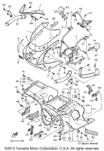 FZR600RBC Обтекатели