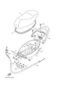 XC125 Сиденье