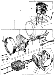 CT200 Headlight + taillight