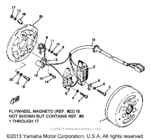 DT250A Flywheel magneto