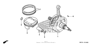  Коленчатый вал и поршни