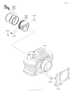  Цилиндр и поршни
