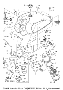 SR400 Топливный бак