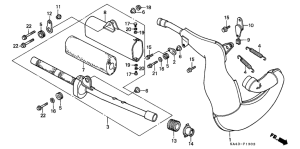 CR250R Глушитель