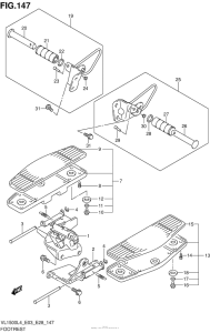 VL1500B Footrest (Vl1500L4 E28)