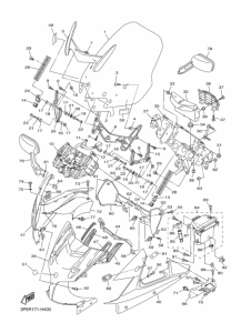 FJR1300A FJR13AY Cowling comp