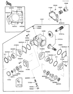 KZ1000 Front bevel gears