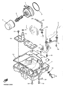 YZF750R Масляный фильтр