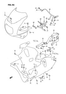 GSX-R750 Cowling fitting set