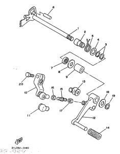 SR250 Переключение скоростей