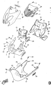 YQ50 Ветровое стекло