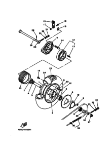 QA50 Заднее колесо в сборе