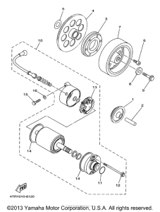 XV535KC Муфта стартера