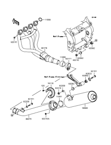 ZX900 Глушитель