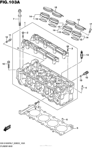 GSX-S1000F (ABS) Головка цилиндров