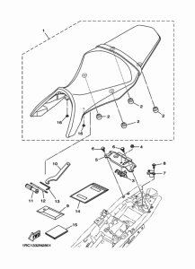 MT09A Сиденье