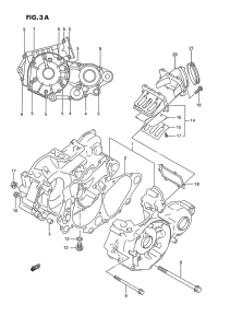 RM250 Картер двигателя