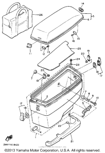 XVZ13UC Боковые кофры