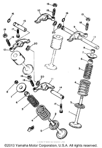 SRX600SC Клапана