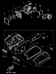 CW50RS Впускная система