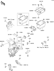 ZG1000 Рама ,крепежные детали