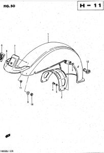 GV1400 Переднее крыло