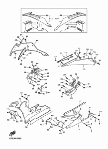 YZF-R6 Обтекатель 2