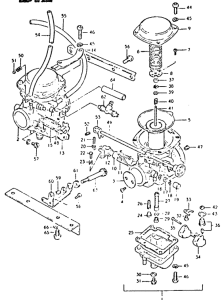 GSX400 Carburetor assy