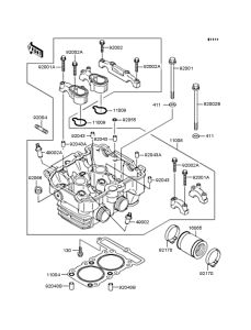 EX250 Головка цилиндров