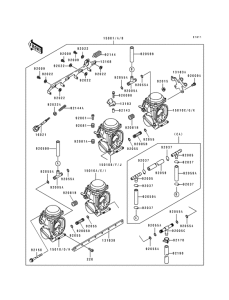 ZX750 Carburetor assy