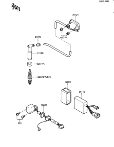 KL600 Зажигание