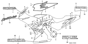 NSR50S Stripe / mark