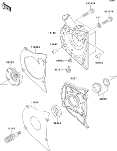 ER500 Водяной насос