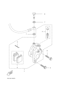 DT50R Передний суппорт
