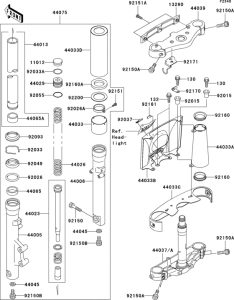 VN1500 Front fork(1 / 2)