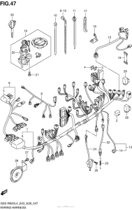 GSX-R600 Wiring Harness (Gsx-R600L4 E03)