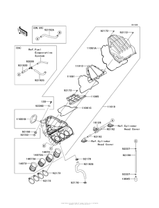 ZX1000 Воздушный фильтр