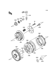 KX65 Сцепление