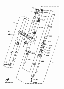 XJ6SA Передняя вилка