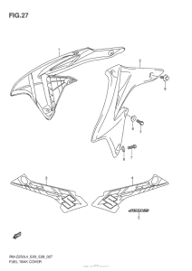 RM-Z250 Fuel Tank Cover