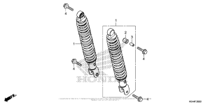 NSS300 Задние амортизаторы