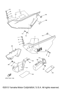 TT225RNC Боковые обтекатели