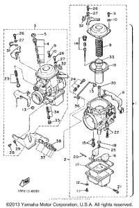 XV700CSC Карбюратор