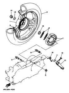 YA50R Переднее колесо