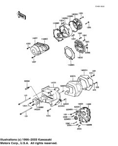 KZ1000 Крышки двигателя