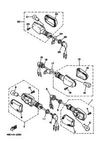 XT225 XT225R Проблесковый световой сигнал