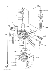 TZR125 Карбюратор