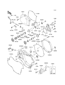 KX125 Engine cover(s)(1 / 2)
