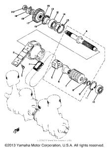 XS1100LG Primary shaft chain