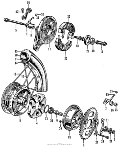 S65 Переднее колесо